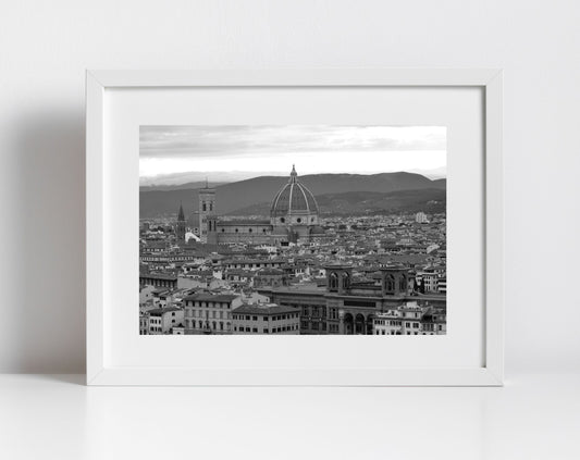 Florence Italy Fine Art Black And White Photography Print
