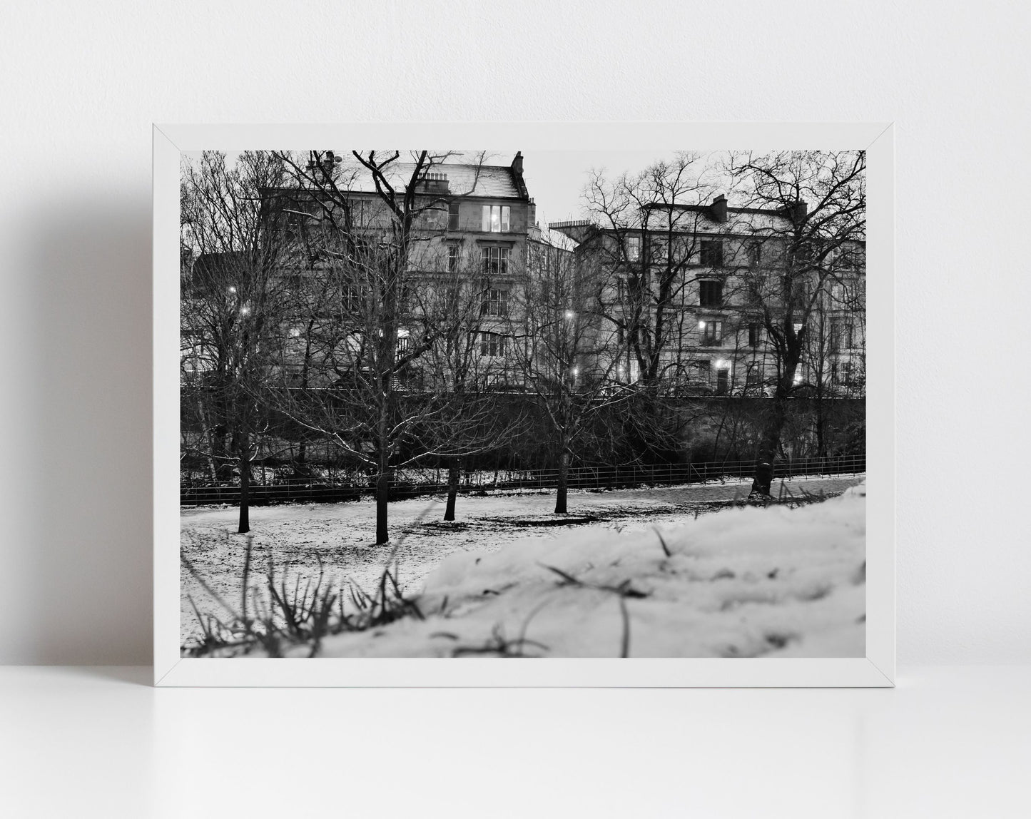 Glasgow Tenement West End Kelvingrove Park Photography Print