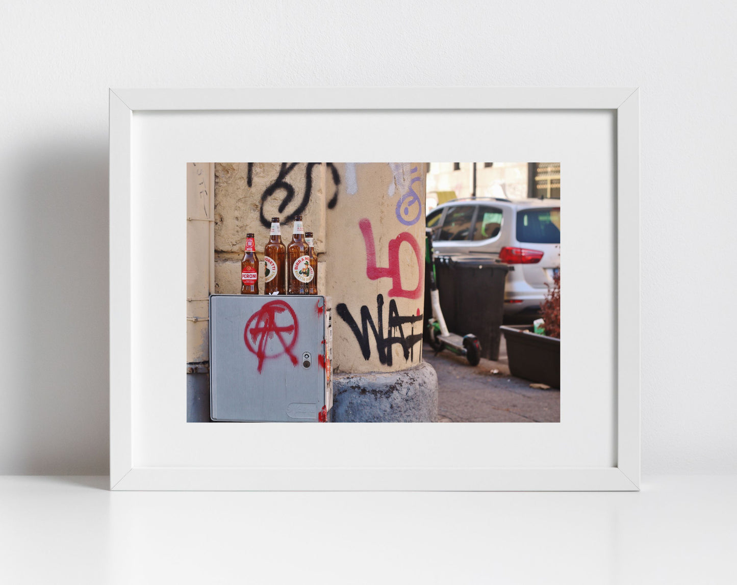 Anarchist Poster Catania Sicily Street Photography Print