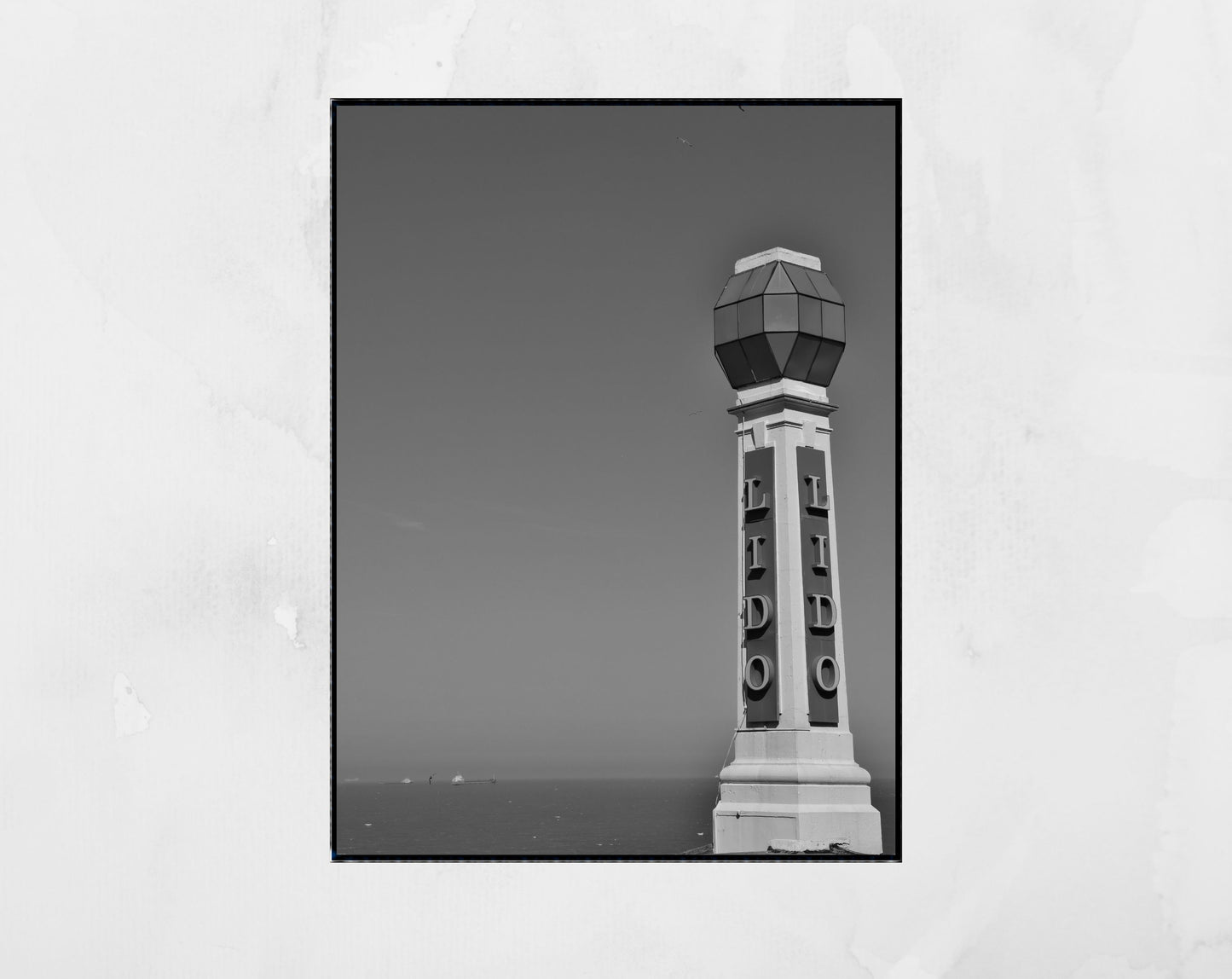 Margate Lido Black And White Photography Print