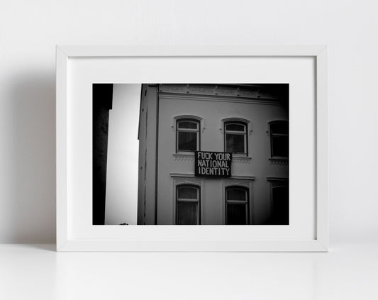 Anarchist Poster Refugees Welcome Socialist Art