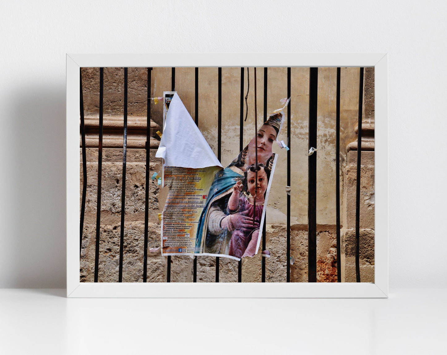 Urban Fine Art Photography Religious Icon Wall Art Palermo Sicily Print