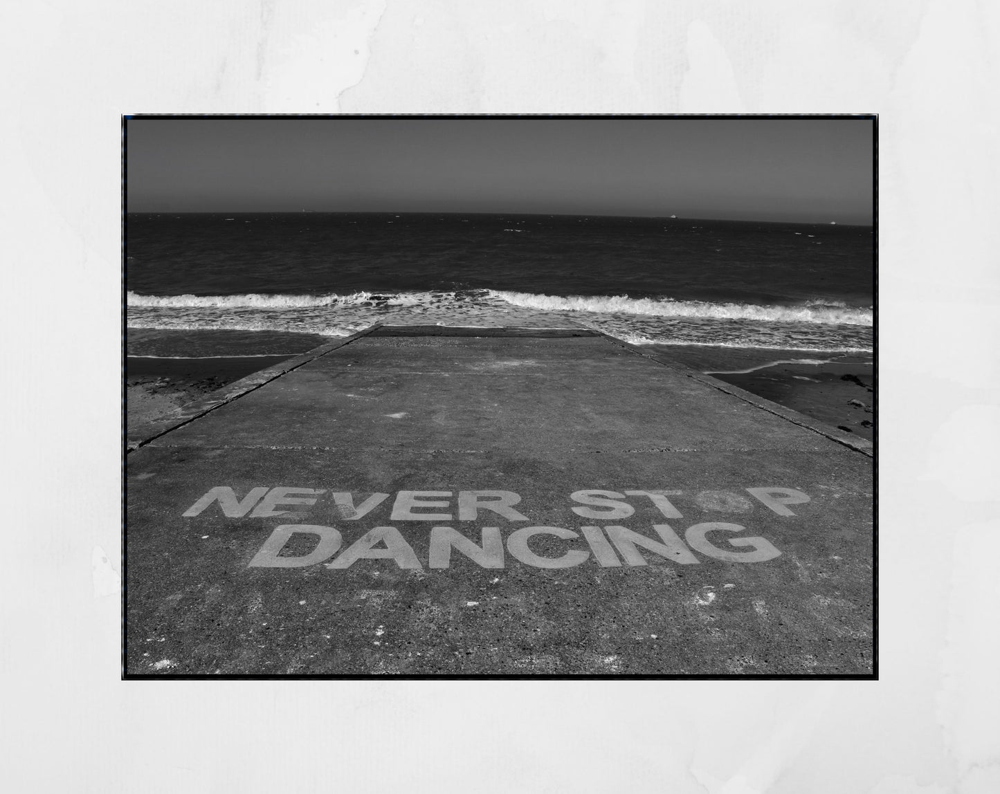 Margate Print Street Art Black And White Photography