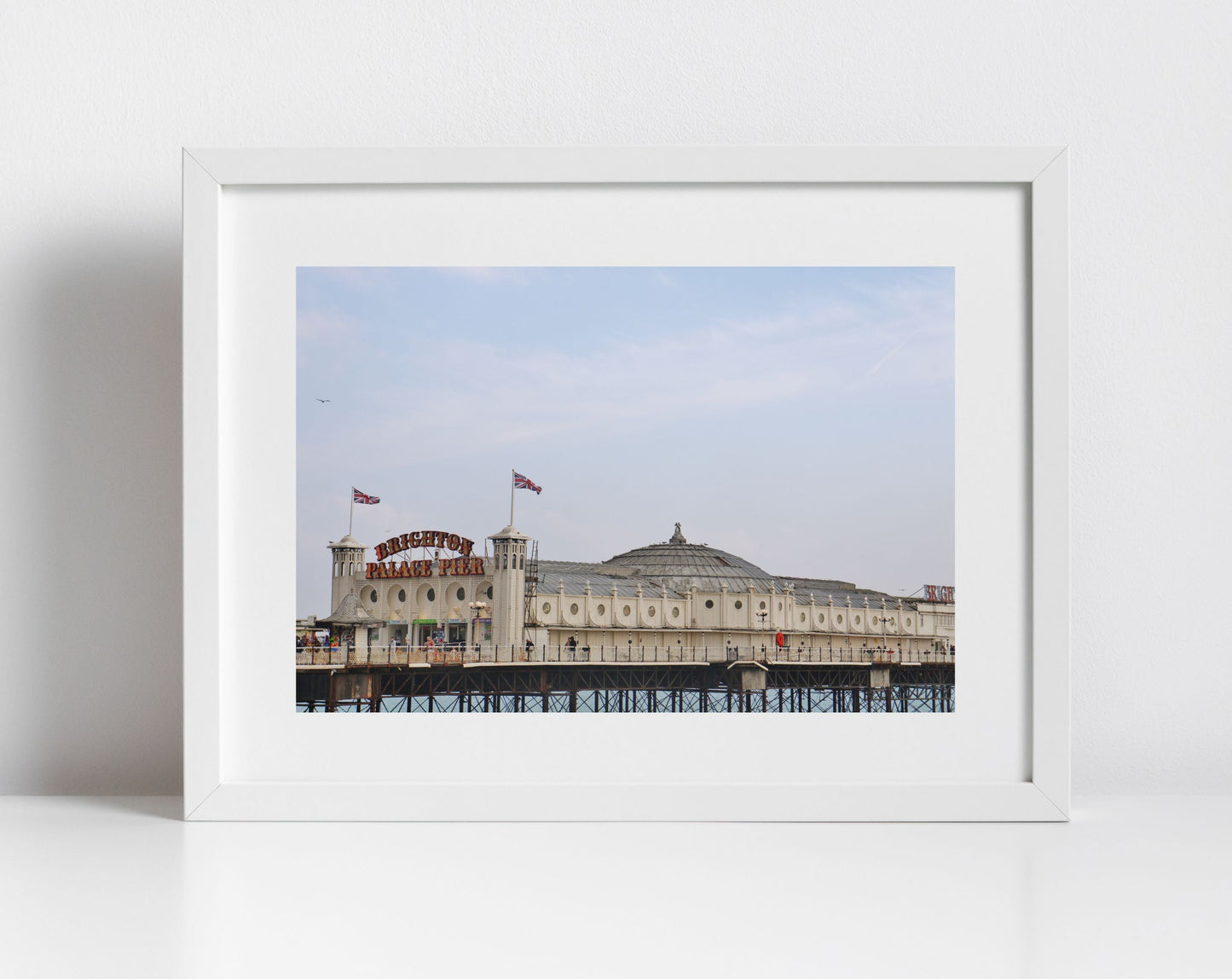 Brighton Palace Pier Black And White Photography Picture