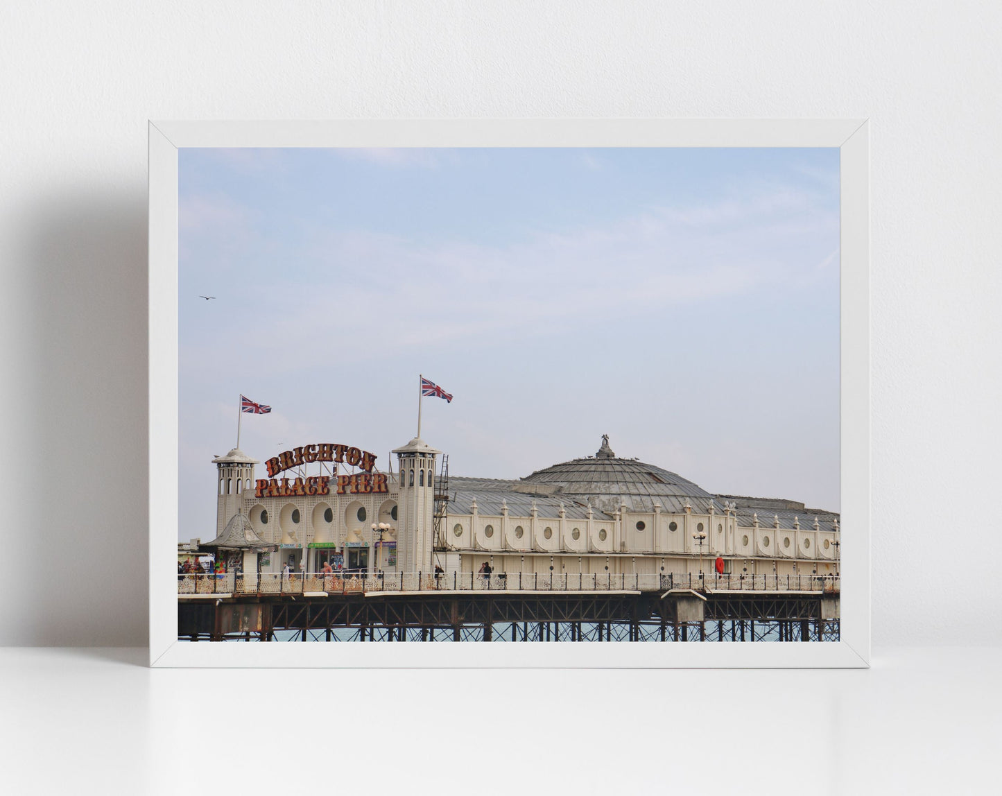Brighton Palace Pier Black And White Photography Picture