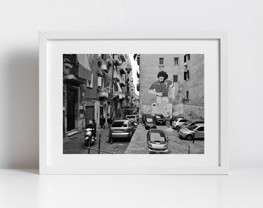 Maradona Napoli Print Naples Italy Photography