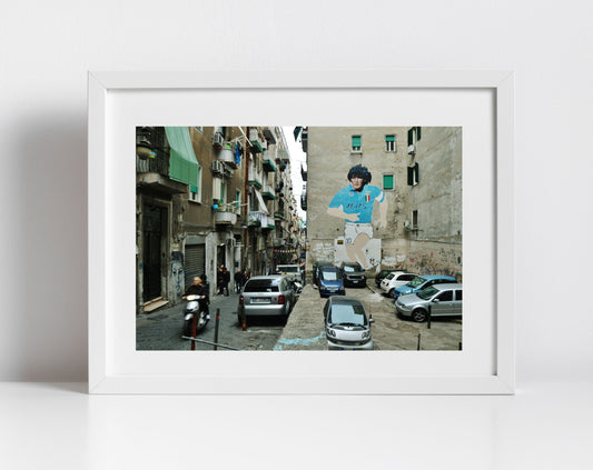 Diego Maradona Poster Napoli Print Naples Italy Photography