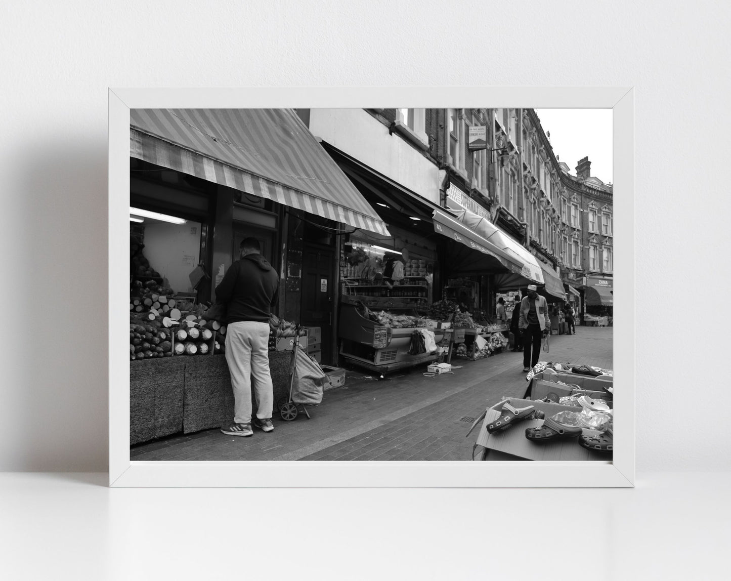 London Brixton Print Black And White Street Photography Wall Art