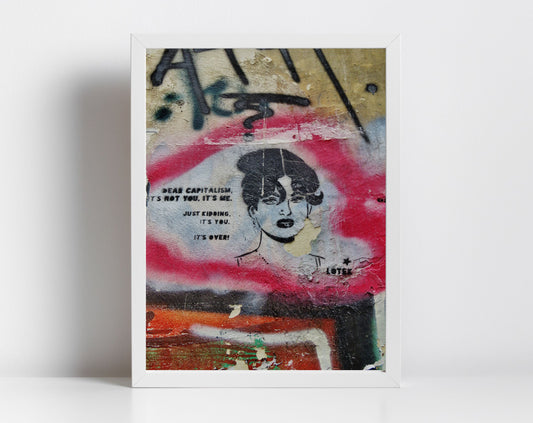 Socialist Anarchist Anti Capitalist Art Poster