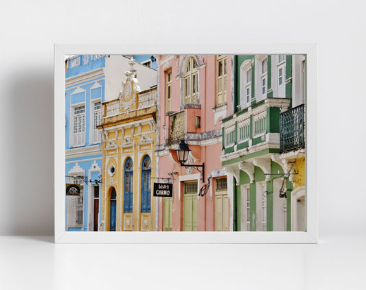 Salvador Bahia Brazil Photography Colourful Wall Decor
