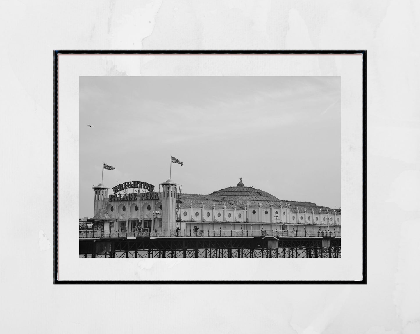 Brighton Palace Pier Black And White Photography Picture