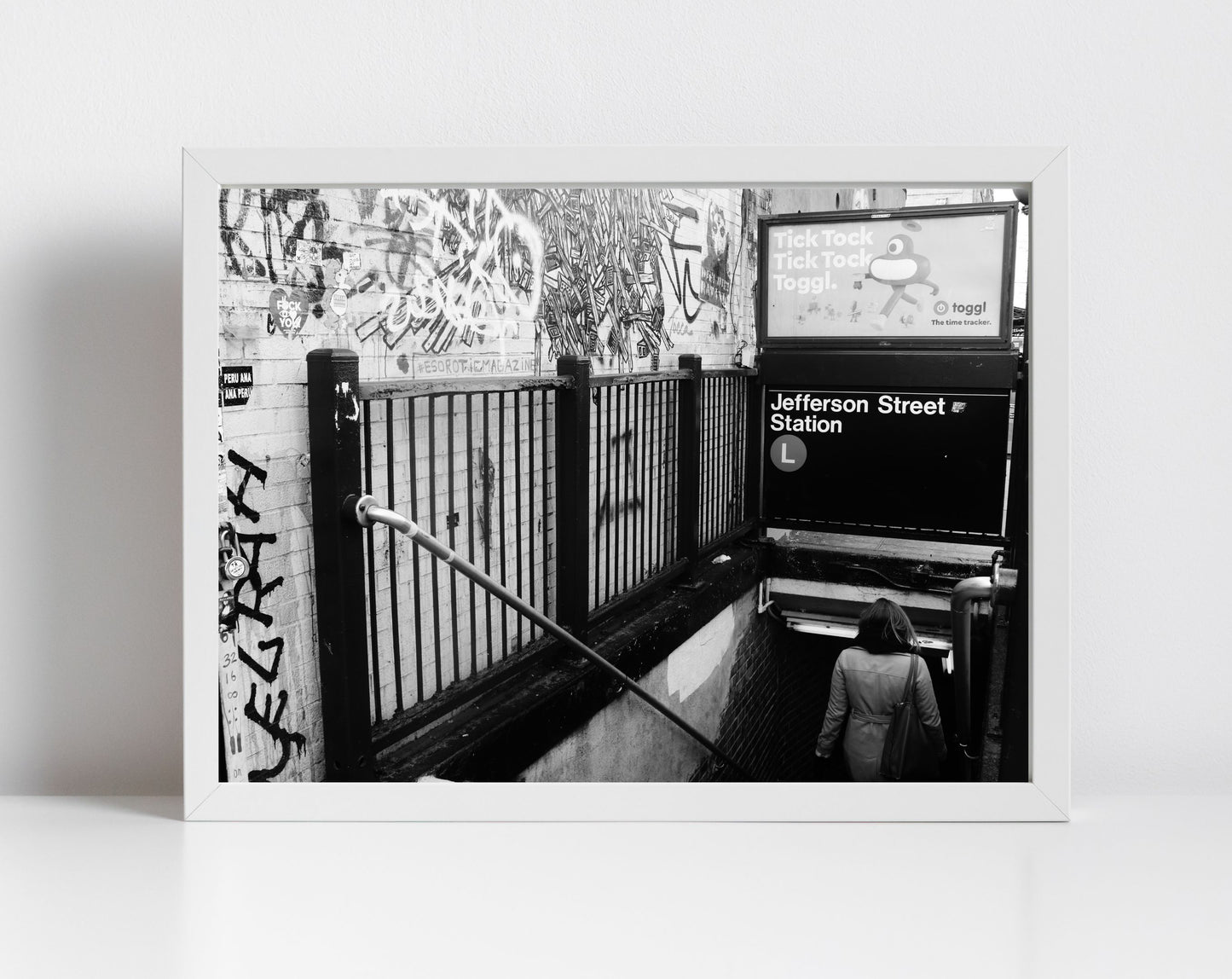 Bushwick Brooklyn Photography New York Subway Print Jefferson Street Station
