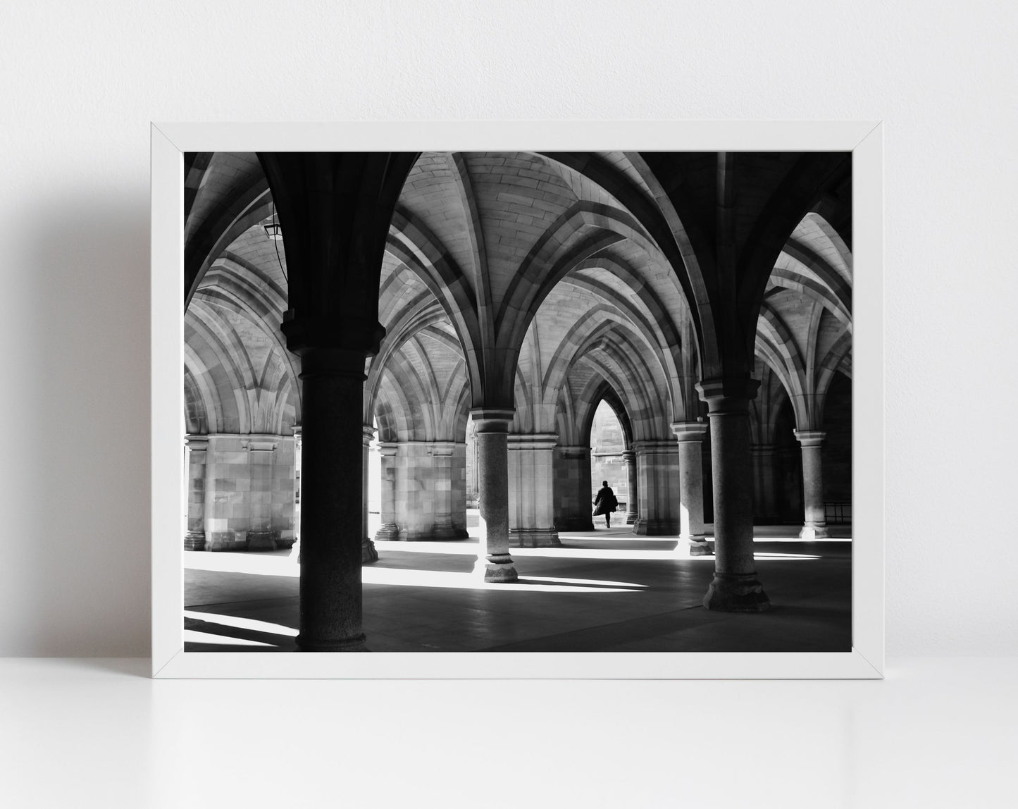 Glasgow University Cloisters Print