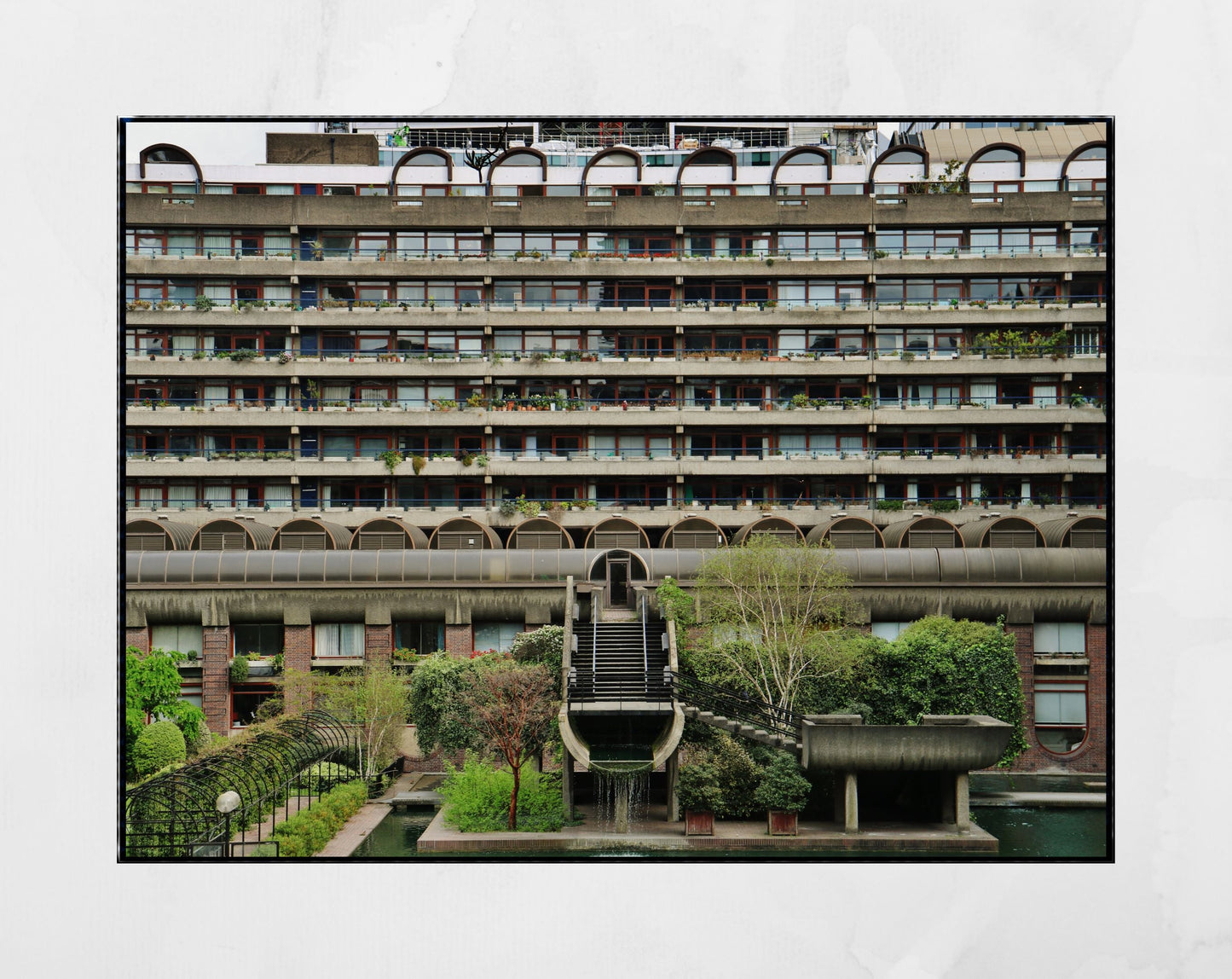 Barbican Black And White Photography Brutalist Poster