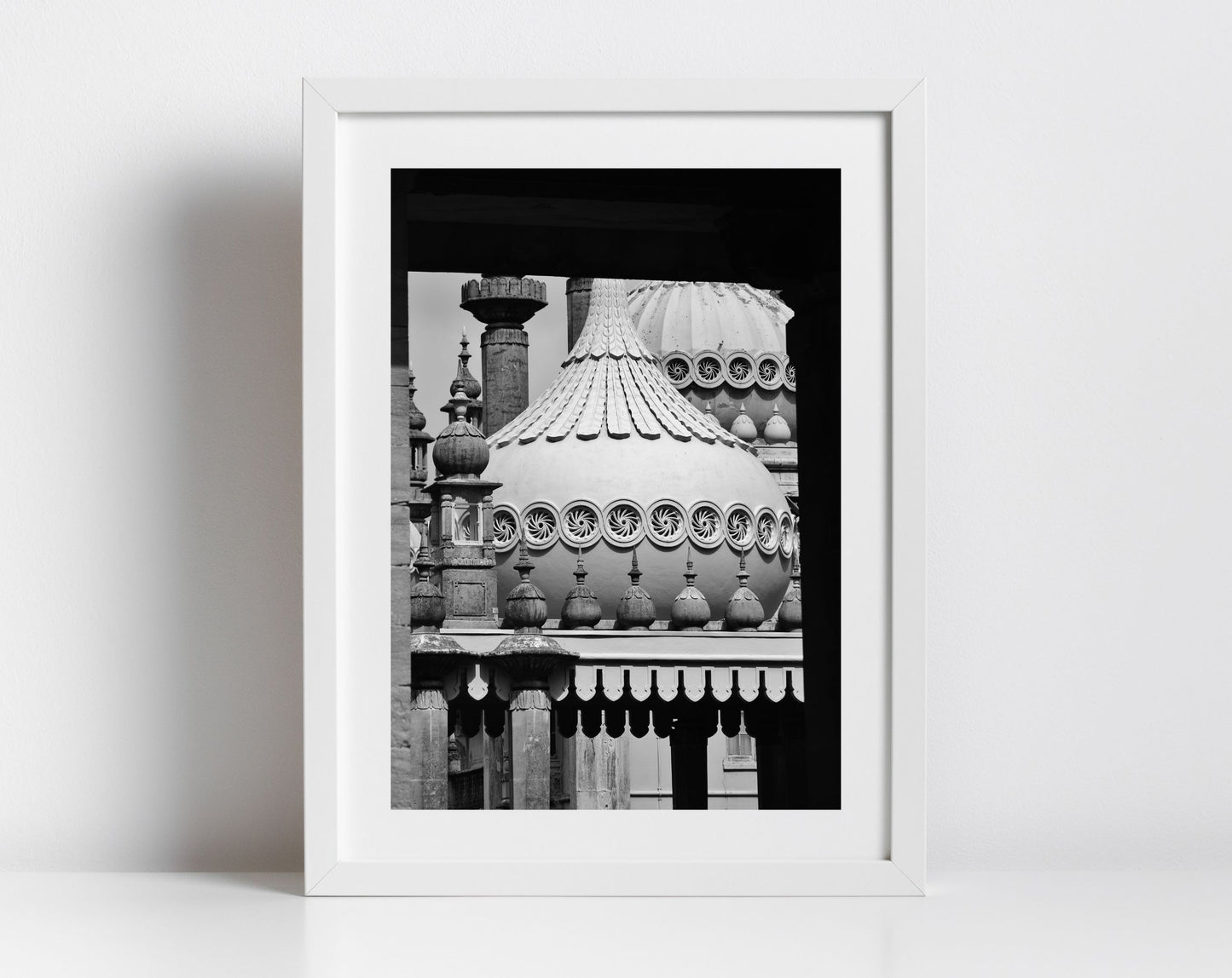 Brighton Royal Pavilion Black And White Photography Poster