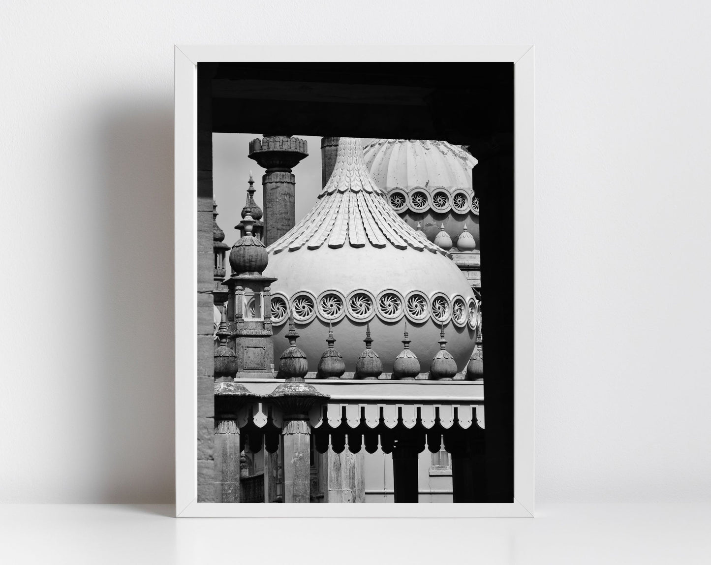 Brighton Royal Pavilion Black And White Photography Poster