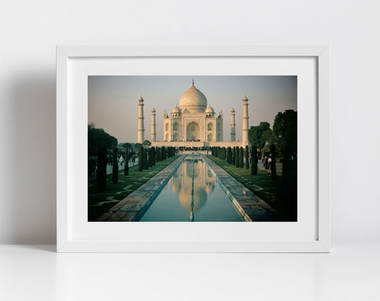 Taj Mahal Print India Photography