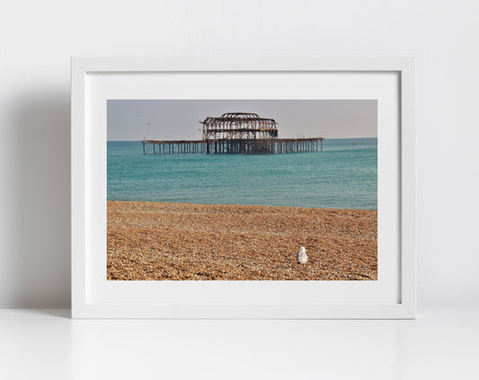 Brighton West Pier Photography Poster