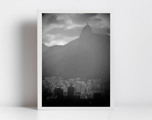 Rio De Janeiro Photography Print (Black And White)