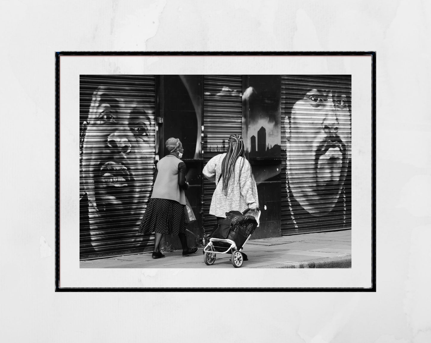 Hip Hop Poster Brixton Print Black And White Street Photography