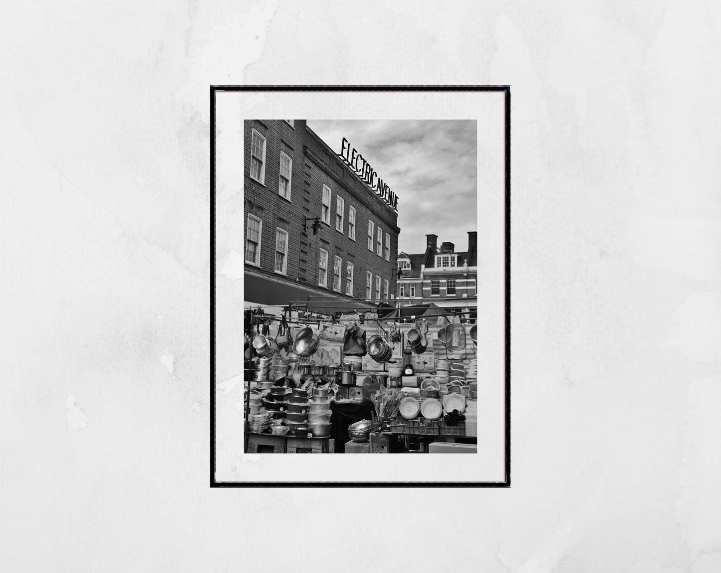 London Brixton Print Black And White Electric Avenue Street Photography