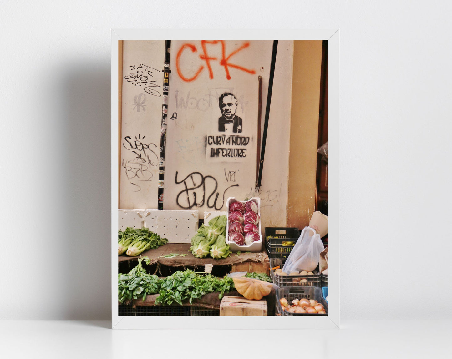 The Godfather Poster Palermo Sicily Street Art Photography Print