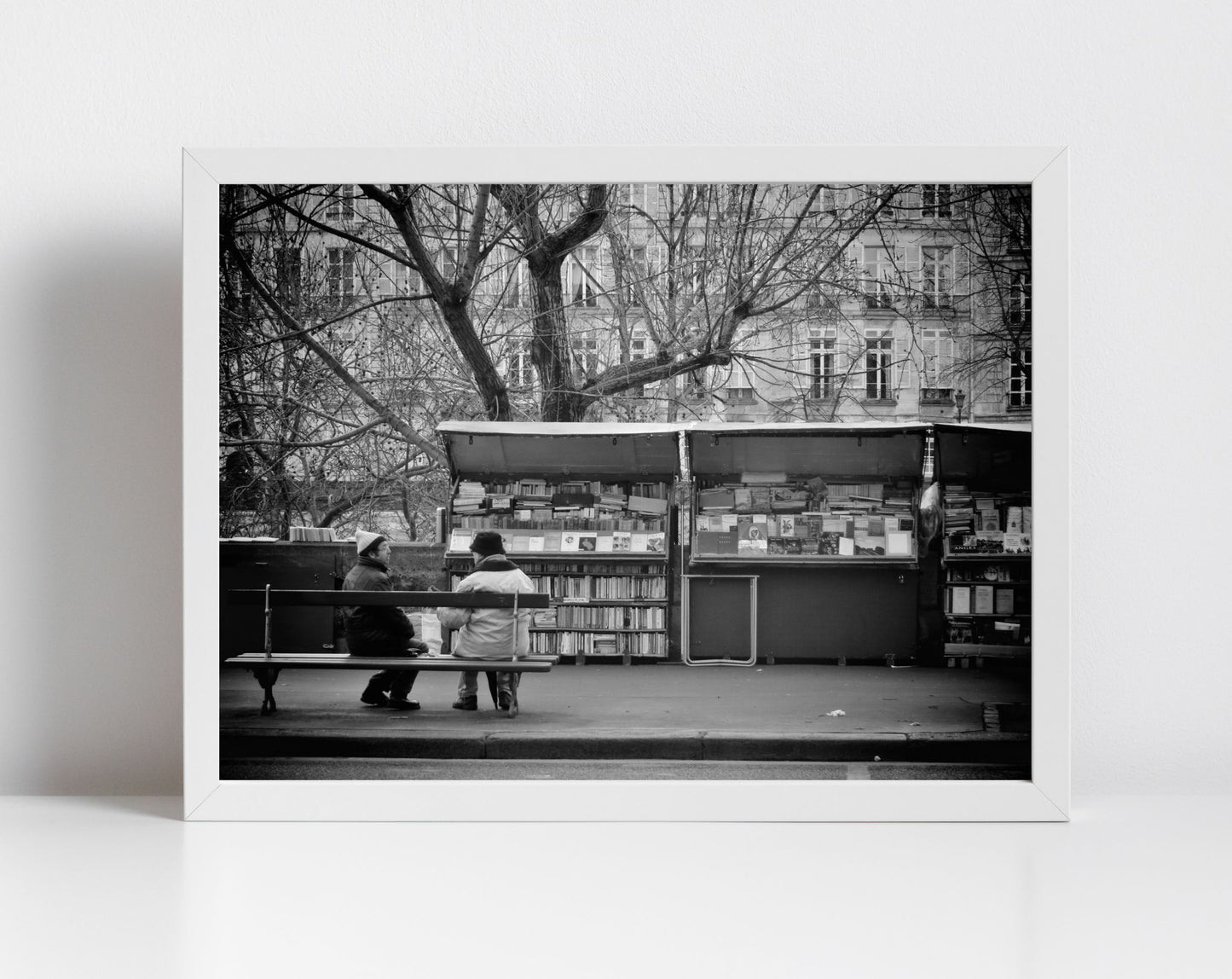 Paris Photography Print Bouquinistes Seine Booksellers Poster