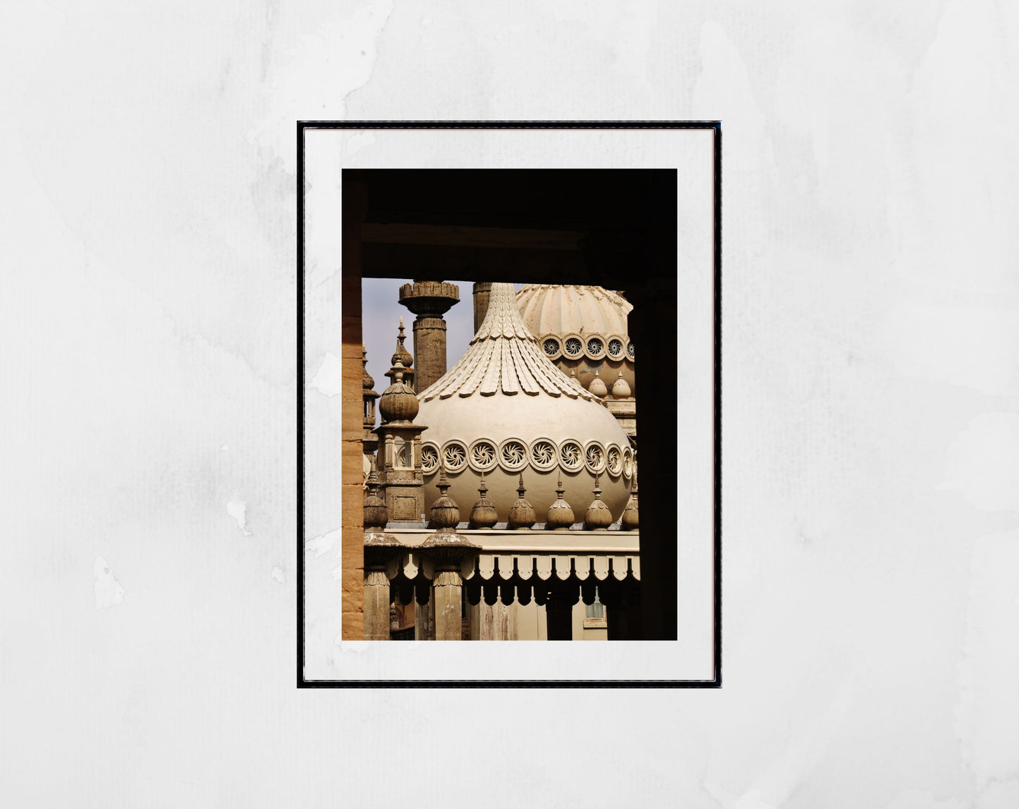 Brighton Royal Pavilion Black And White Photography Poster