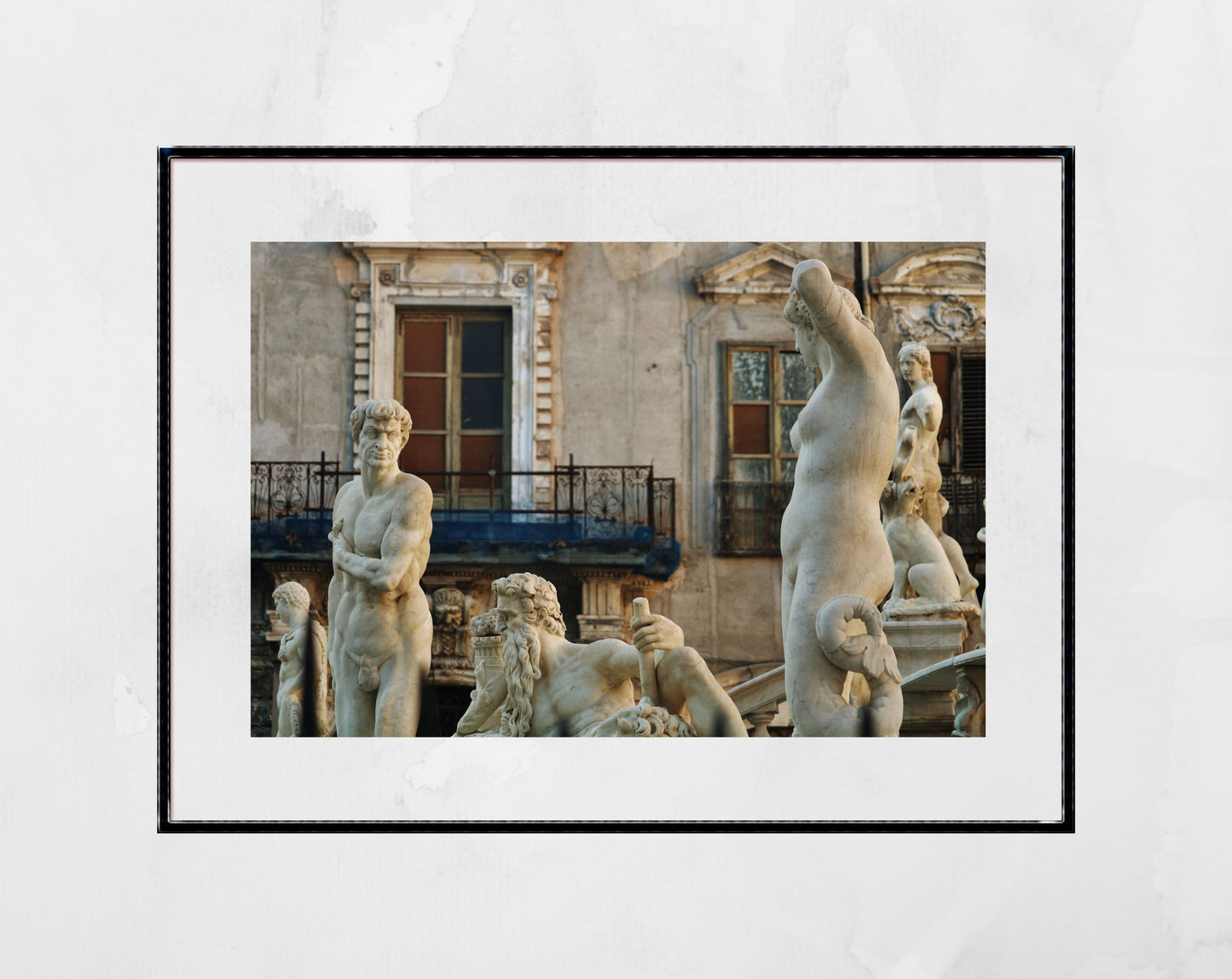 Fontana Pretoria Palermo Sicily Photography Print Renaissance Wall Art