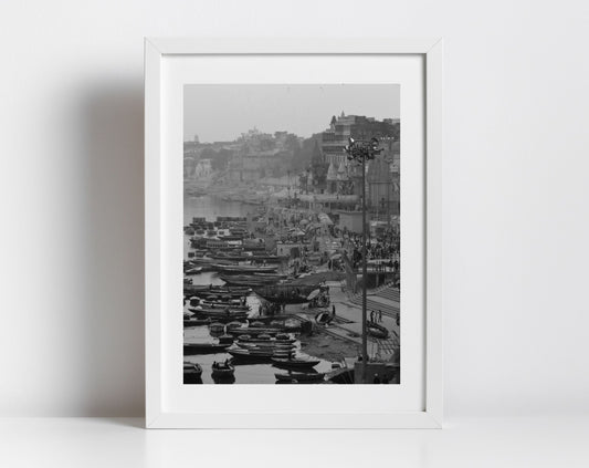 Varanasi India Photography Poster