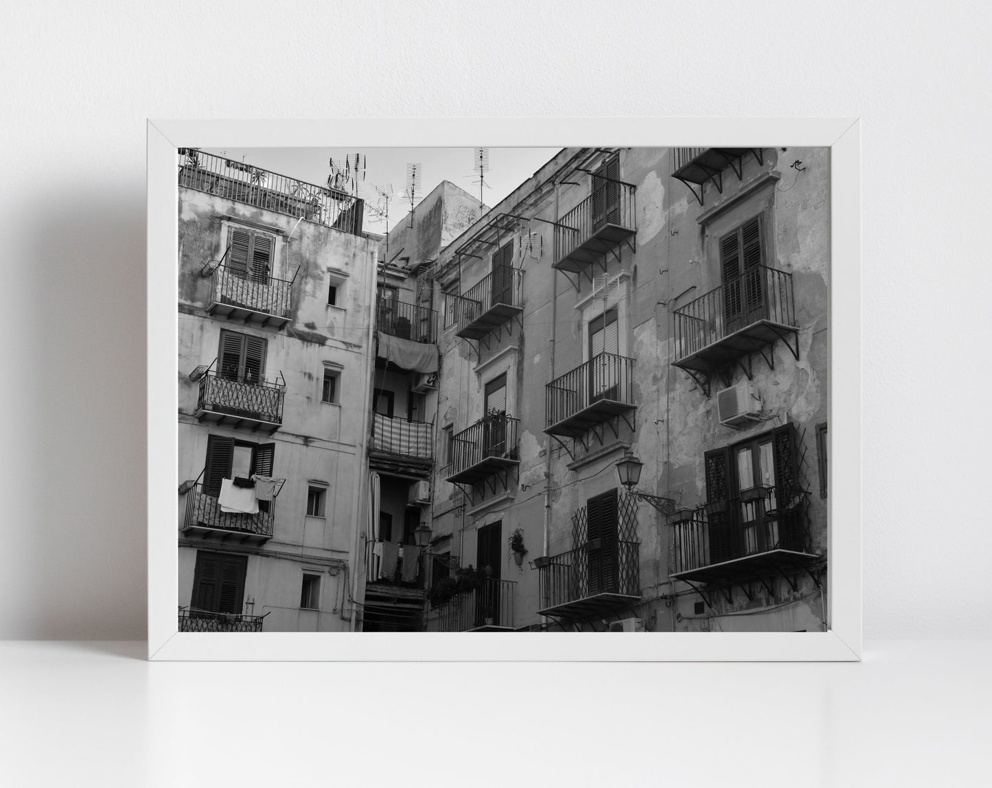 Palermo Sicily Black And White Print Italy Wall Art Fine Art Photography