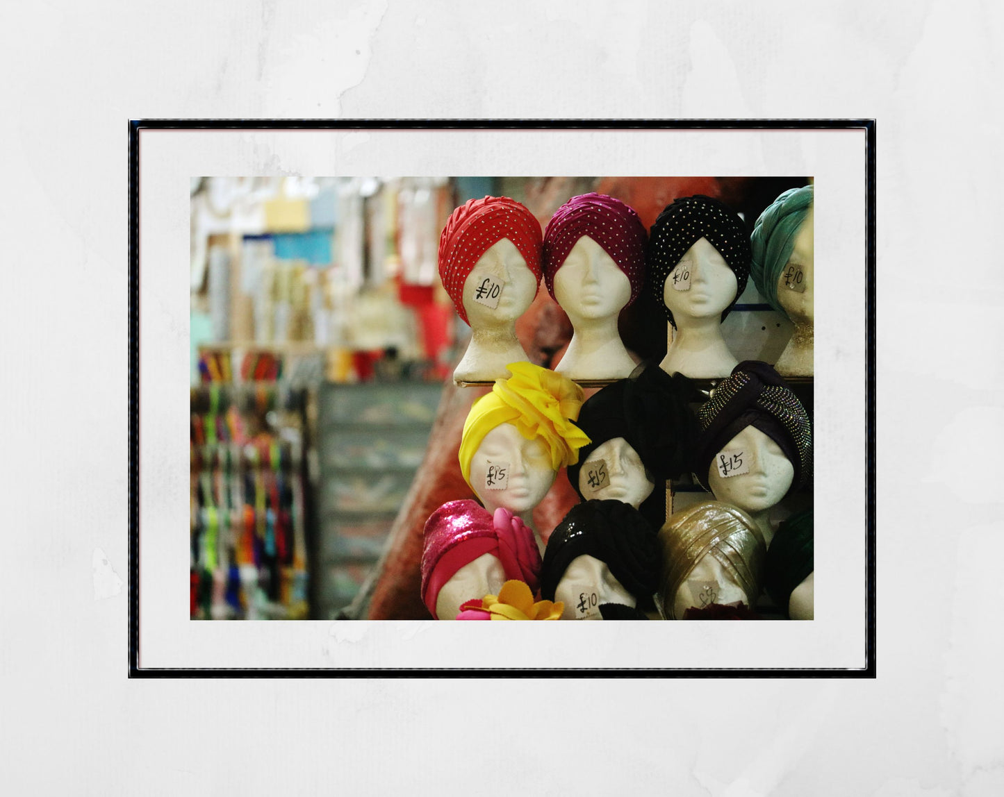 London Brixton Market Electric Avenue Photography Poster