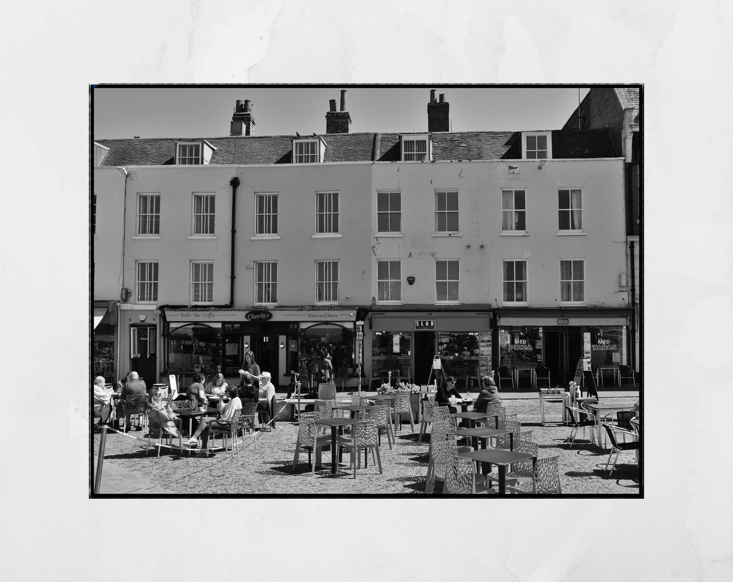 Margate Old Town Black And White Photography Print