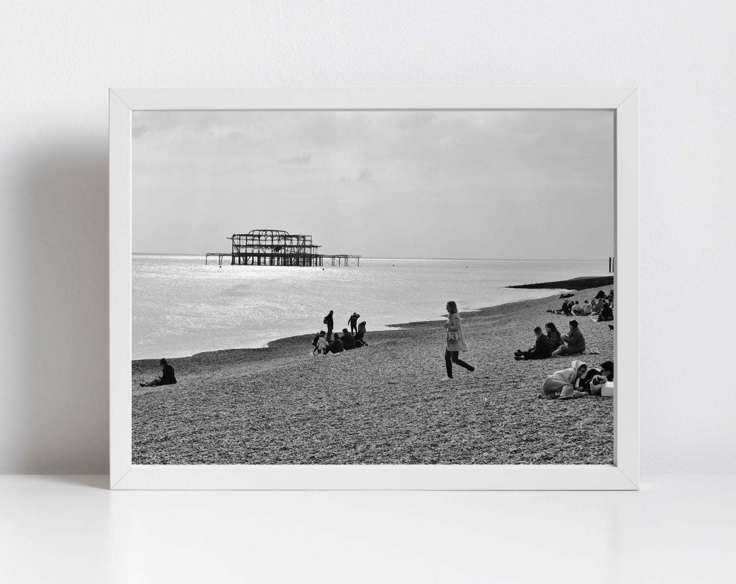 Brighton Black And White Photography Print