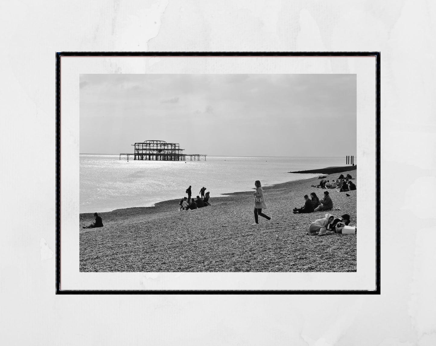 Brighton Black And White Photography Print