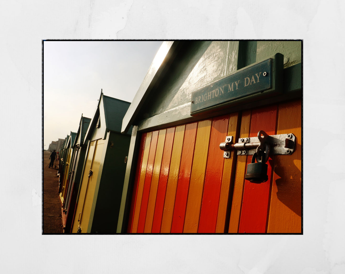 Brighton Photography Print Hove Beach Huts Poster