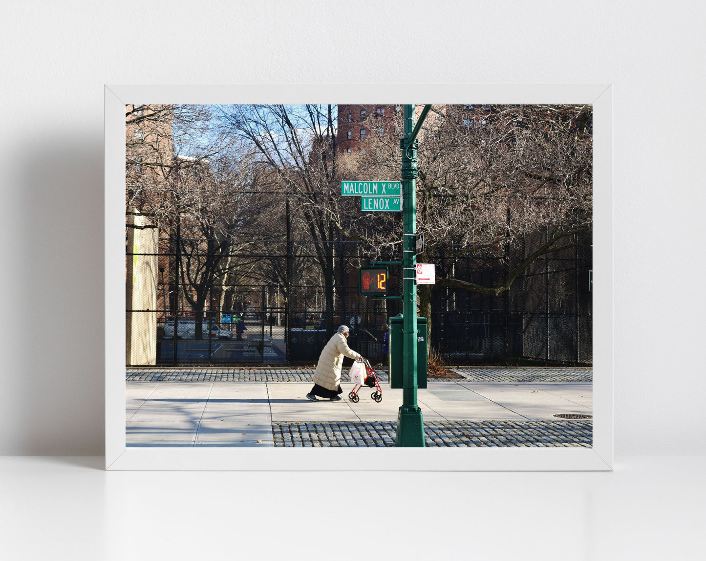 Harlem New York Street Photography Malcolm X Boulevard Print