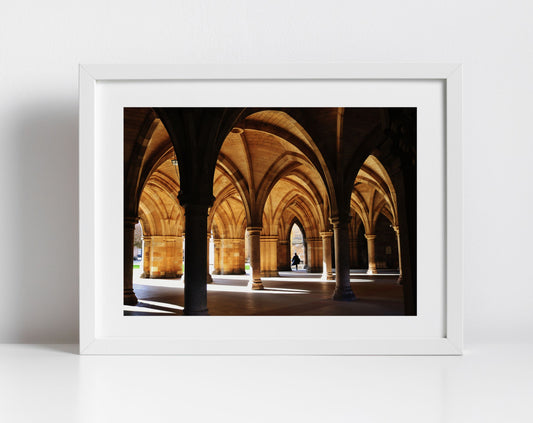Glasgow University Cloisters Photography Print