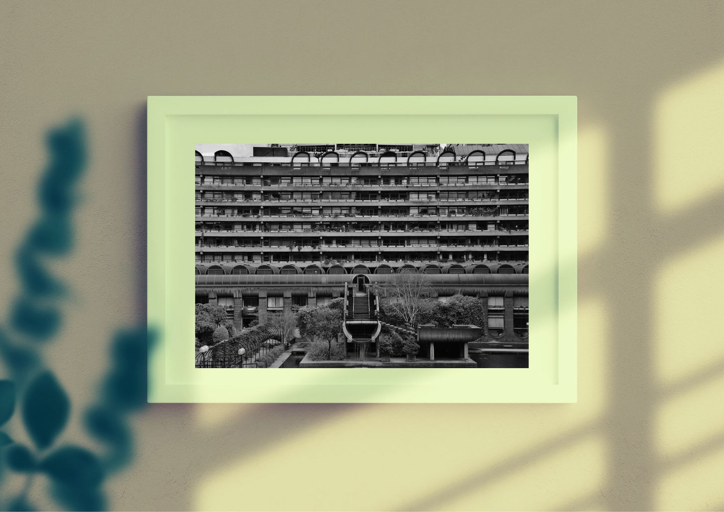 Barbican Black And White Photography Brutalist Poster