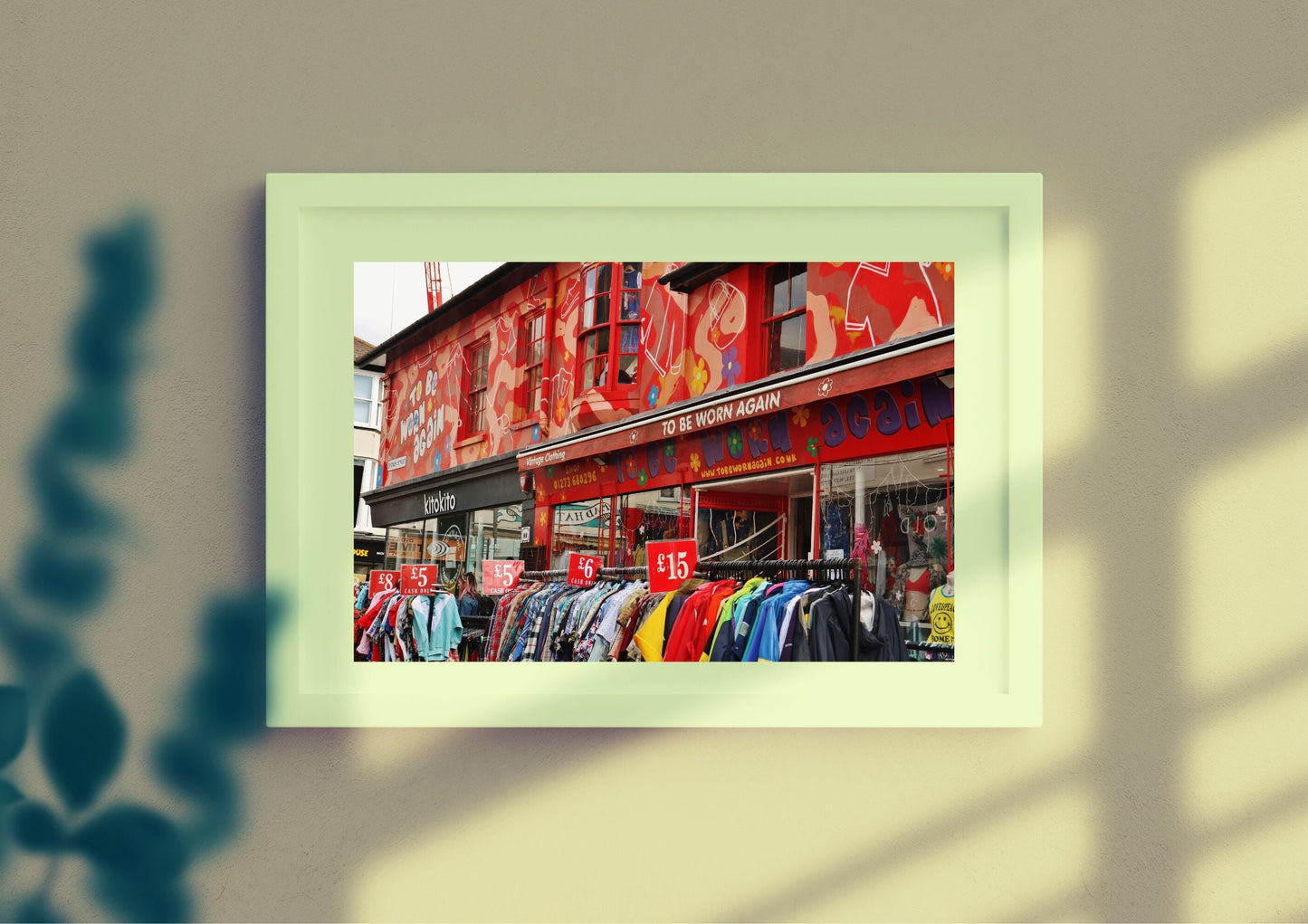 Brighton Black And White Photography Market Print