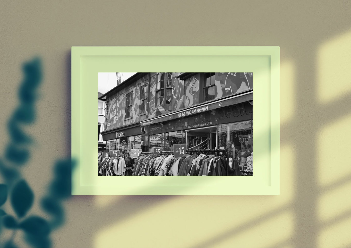 Brighton Black And White Photography Market Print