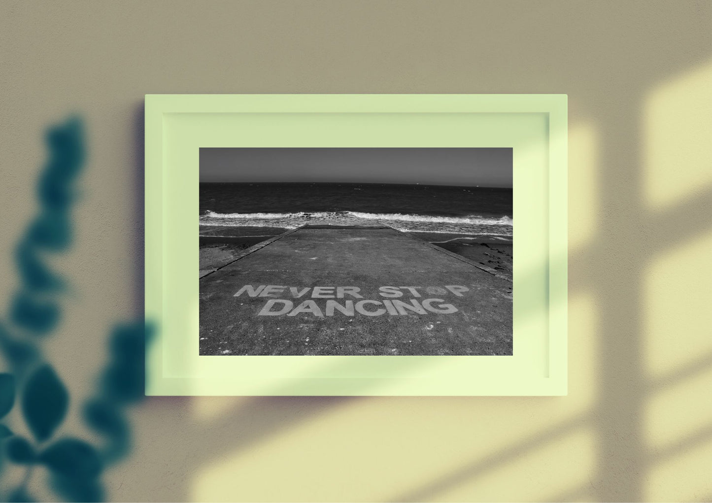 Margate Print Street Art Black And White Photography