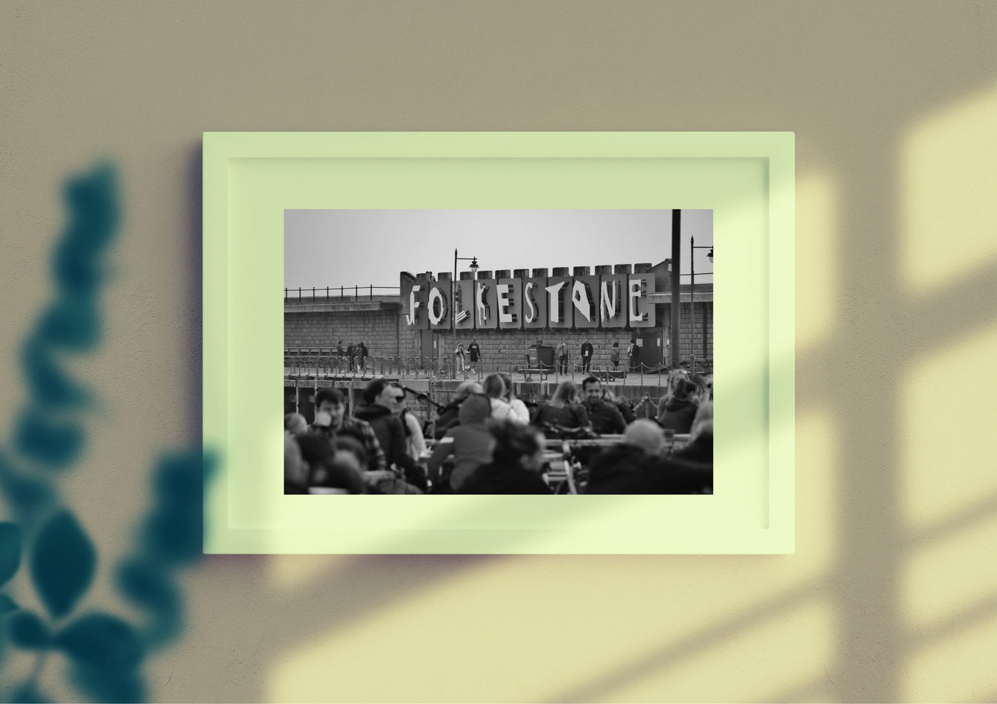 Folkestone Harbour Arm Black And White Photography Print