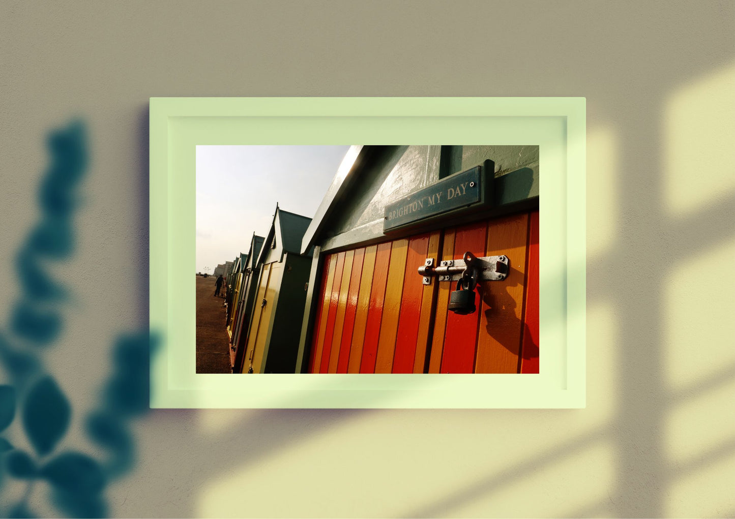 Brighton Photography Print Hove Beach Huts Poster