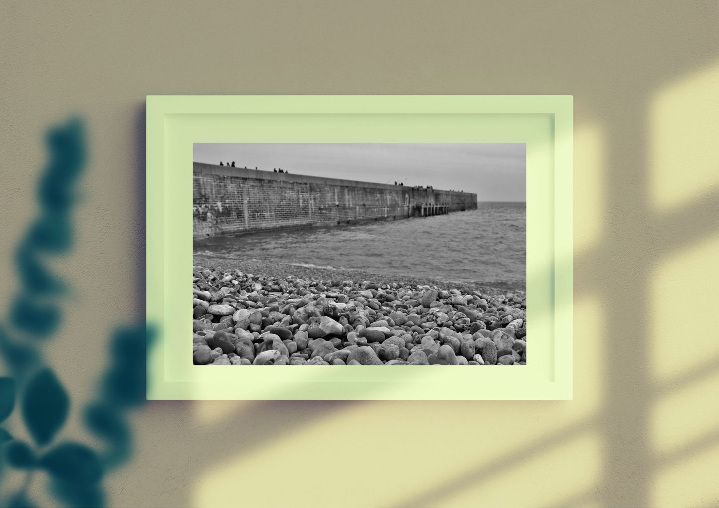 Folkestone Photography Pebble Beach Black And White Art