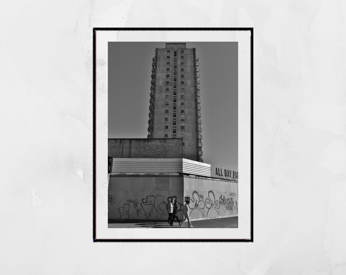 Margate Black And White Print Brutalist Wall Art Urban Photography