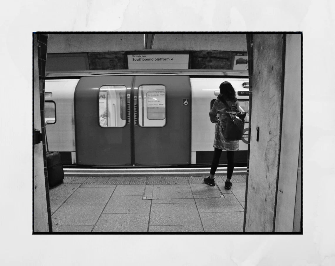 London Photography Print Tube Station Art