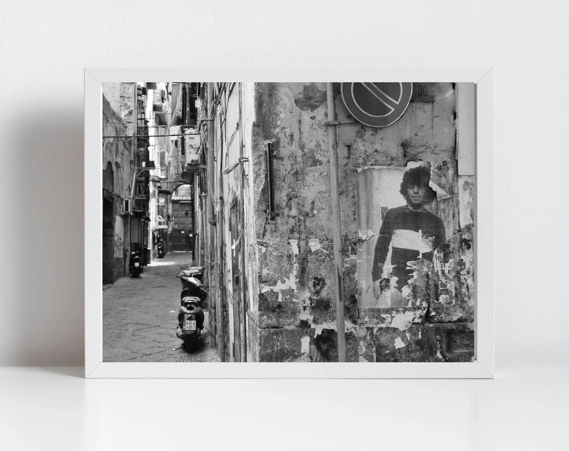 Maradona Napoli Print Naples Poster