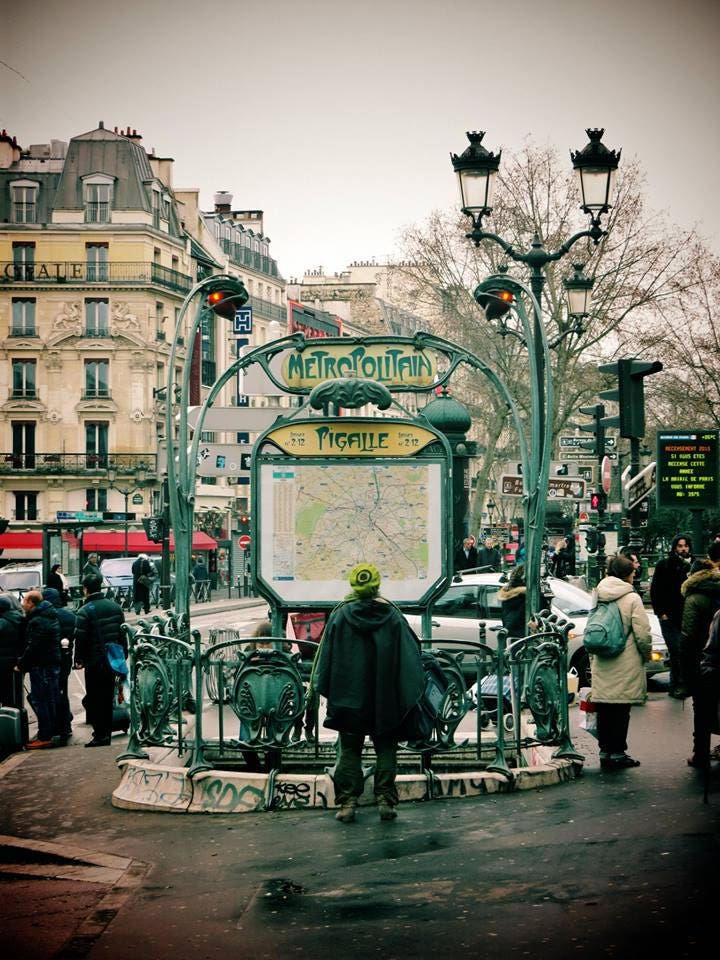 Montmartre Print Paris Street Photography