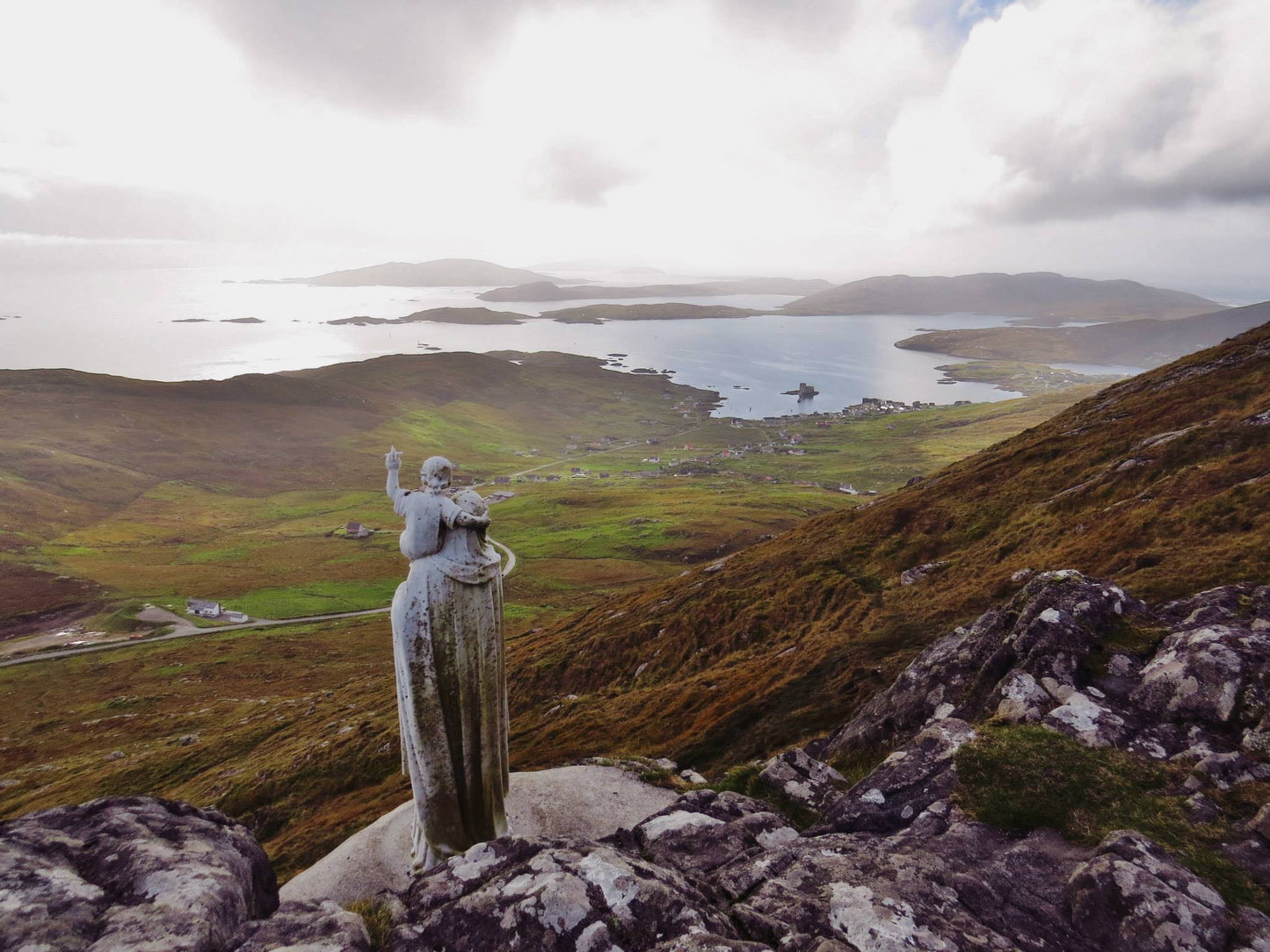 Isle of Barra Print Scotland Landscape Photography Print Our Lady of the Sea and Heaval